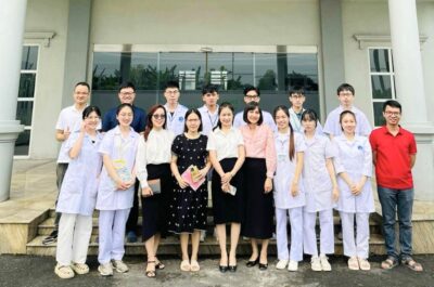 Công ty Cổ phần Anvy tiếp đón đoàn sinh viên trường Đại học Y Dược Hải Phòng đến thực tập tại nhà máy Anvy (Hưng Yên)