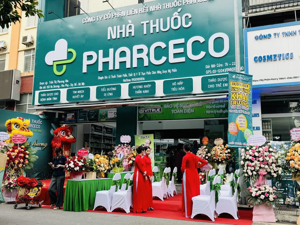 Sự kiện khai trương nhà thuốc Pharceco