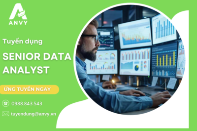 CTCP ANVY TUYỂN DỤNG SENIOR DATA ANALYST – XÂY DỰNG HỆ THỐNG BI PORTAL