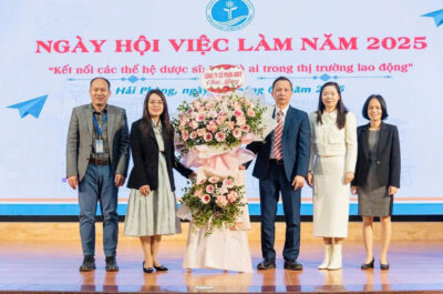 ANVY THAM DỰ CHƯƠNG TRÌNH NGÀY HỘI VIỆC LÀM 2025 TẠI TRƯỜNG ĐẠI HỌC Y DƯỢC HẢI PHÒNG