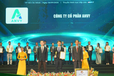 ANVY VINH DỰ NHẬN TOP 10 SAO VÀNG THƯƠNG HIỆU QUỐC GIA 2026